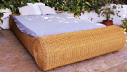 Poolside bed in Can Vistabella