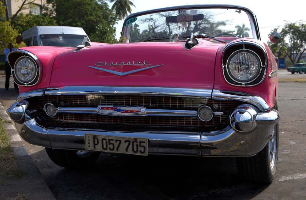 A charming old car in Havana