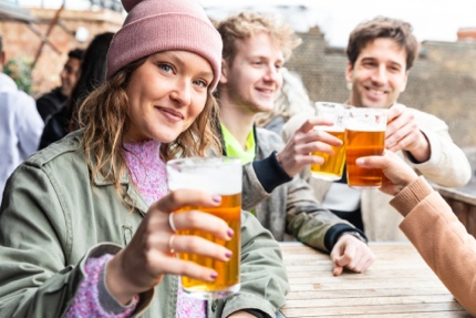 A pub scene in London