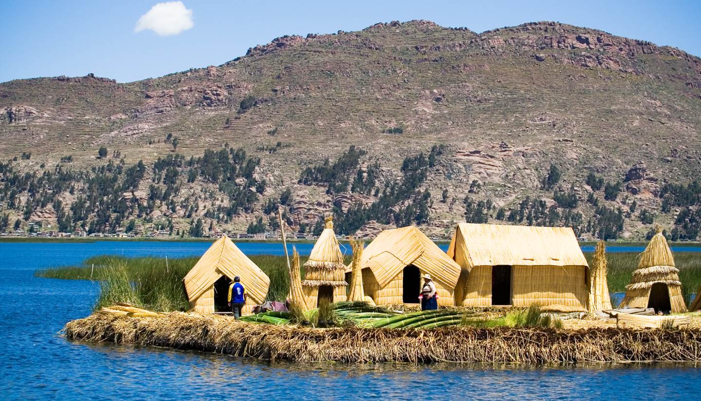 20 islands you never knew existed - Uros Floating Islands, Lake Titicaca, Peru