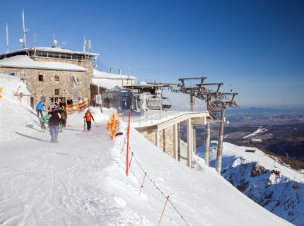 The cable car station in Kasprowy Wierch