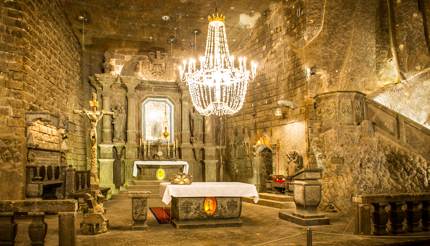 Chapel in Wieliczka Salt Mine