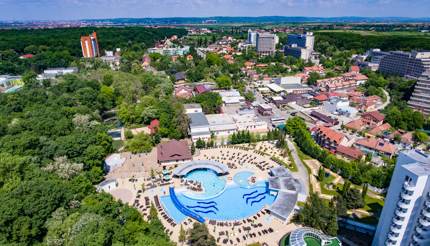 Aerial view of the Băile Felix