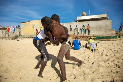 Senegalese wrestlers