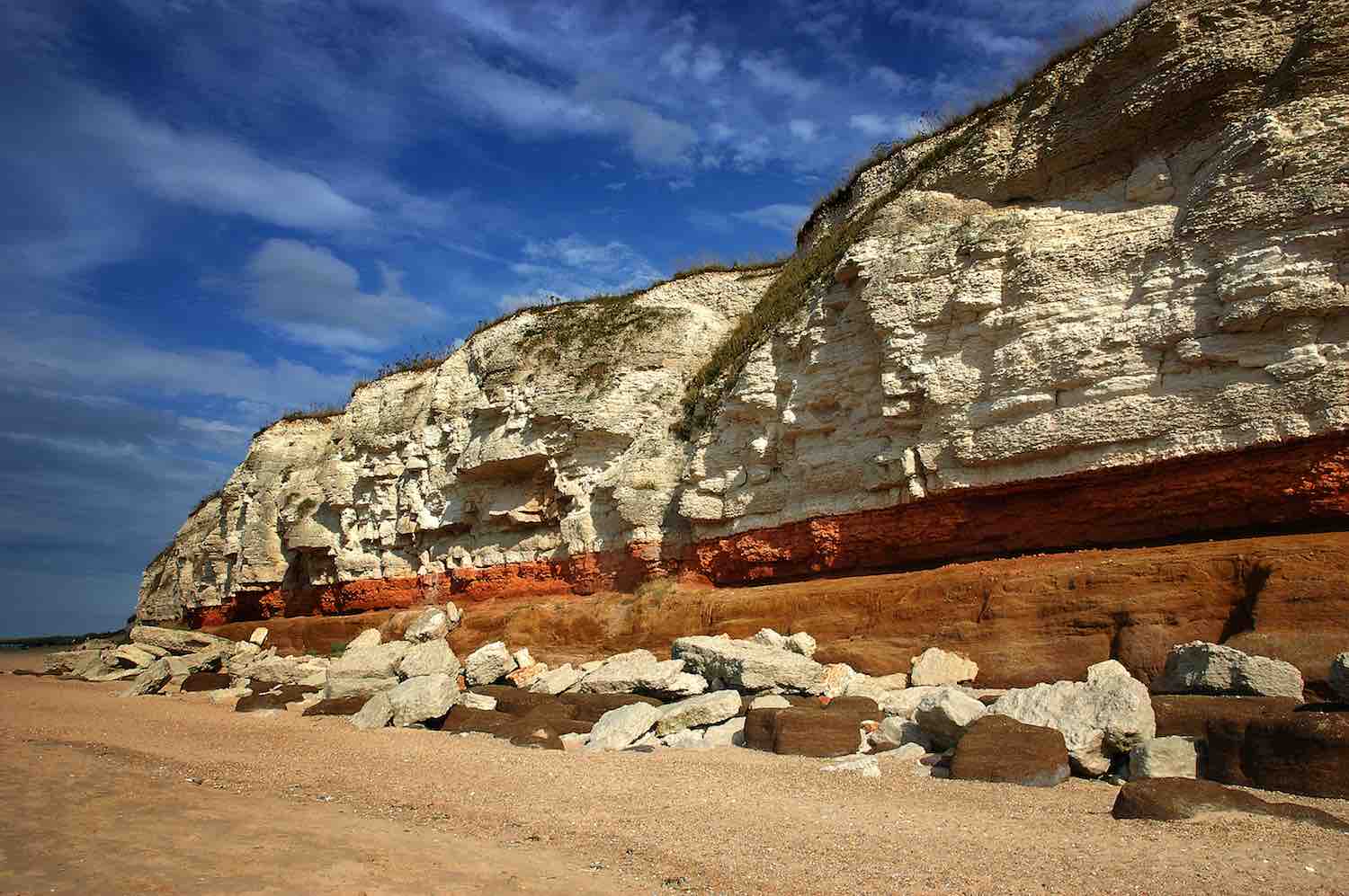 The Hunstanton cliffs