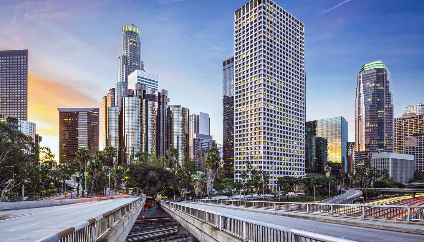 Los Angeles - Cityscape of Downtown Los Angeles, USA